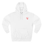 Colorful Floral Three-Panel Fleece Hoodie for Spring Vibes