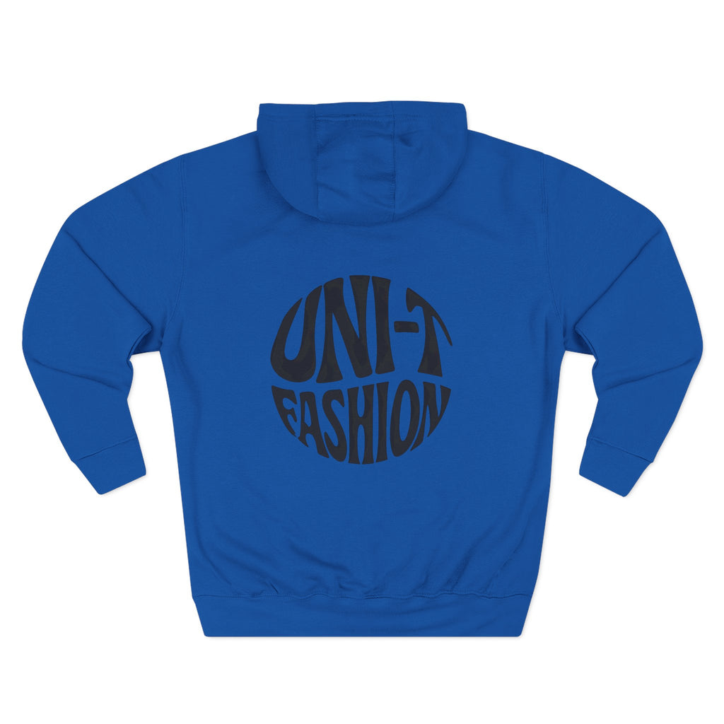 UNI-T Fashion Three-Panel Fleece Hoodie - Stylish & Cozy