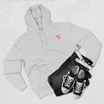 Colorful Floral Three-Panel Fleece Hoodie for Spring Vibes